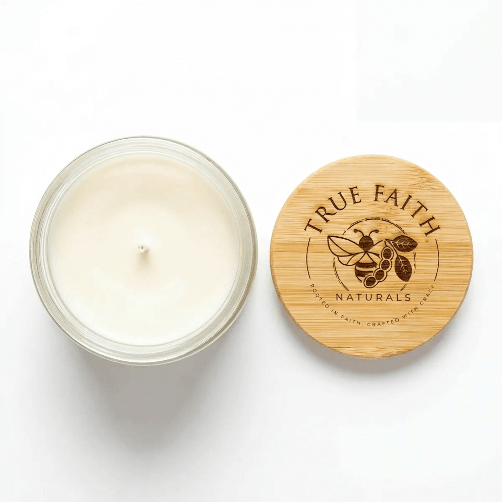 Strawberry Cheesecake Candle - Summer Collection | 9 oz Clear Jar - True Faith Naturals